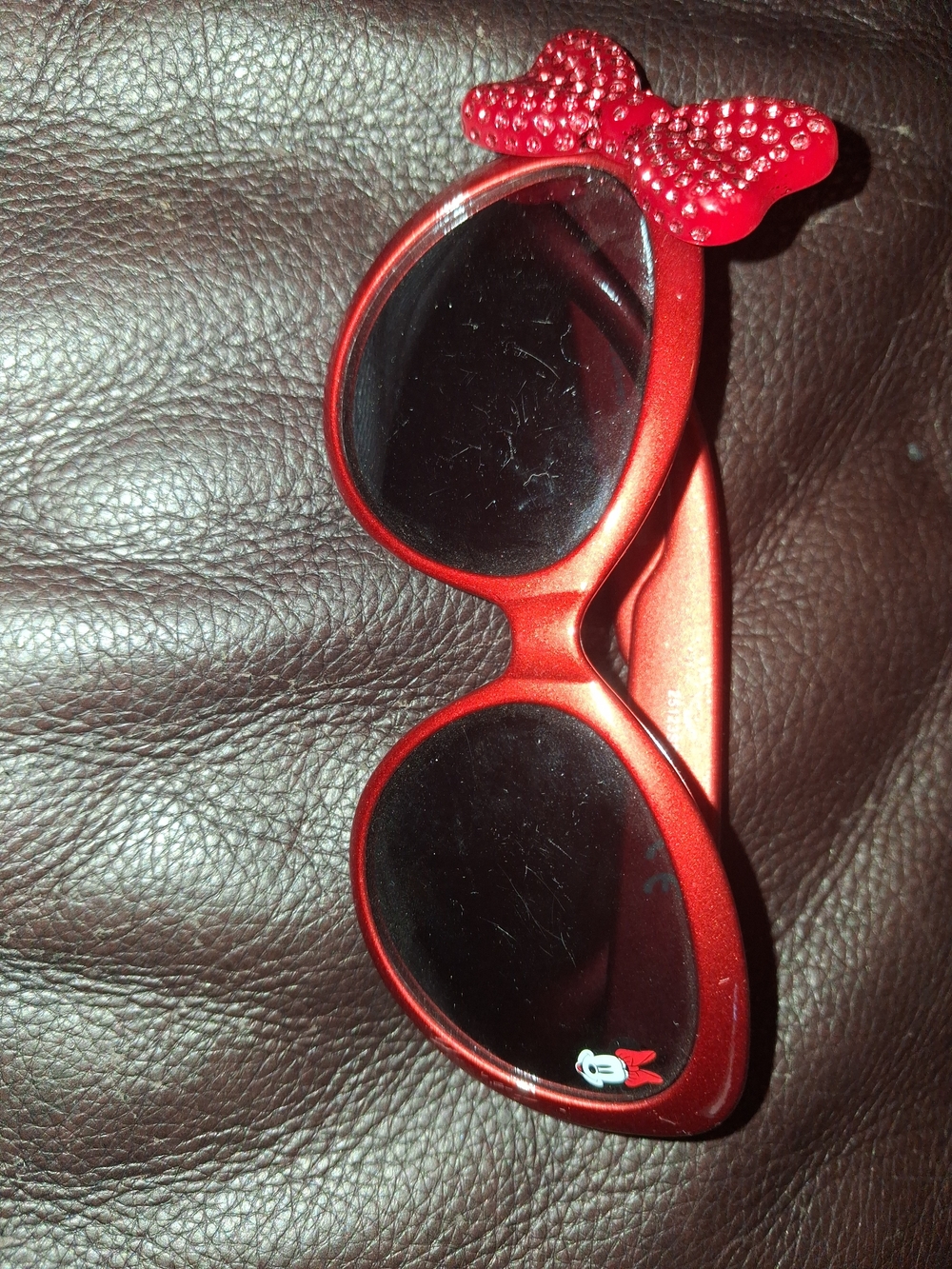 Mini Mouse Disney Red Bow Accent Sunglasses